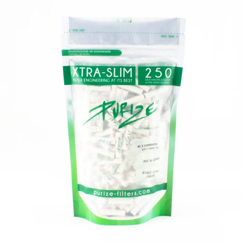 Purize Xtra Slim Aktivkohlefilter 6mm 250 Stk