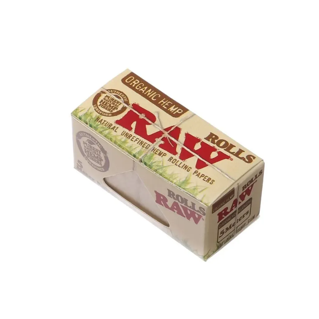 [7777779307] RAW Organic Hemp Rolls KingSize Slim 5m (Single)