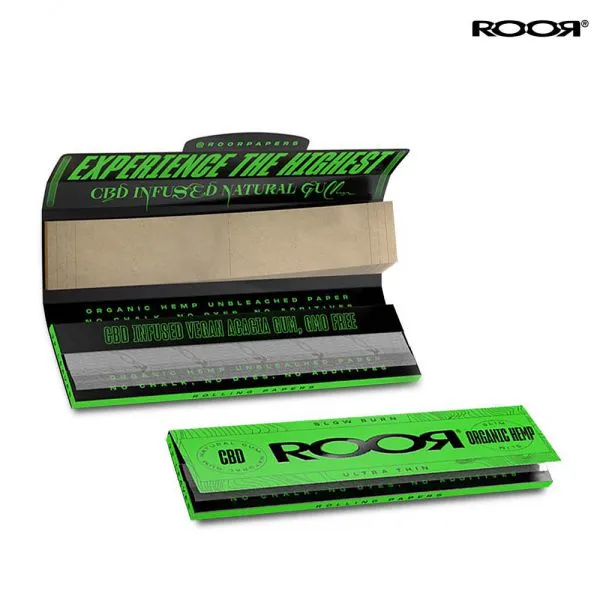 [9080298490524] ROOR ORGANIC HEMP PAPERS + TIPS (Single)