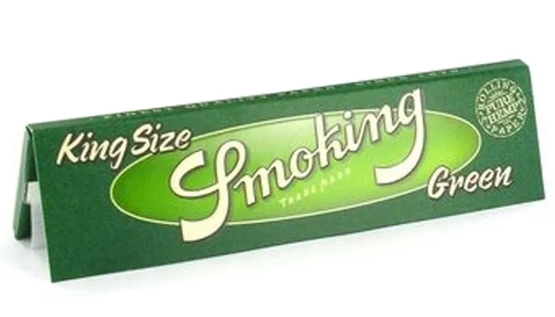 [7777779389] Smoking Green Hemp King Size (Single)