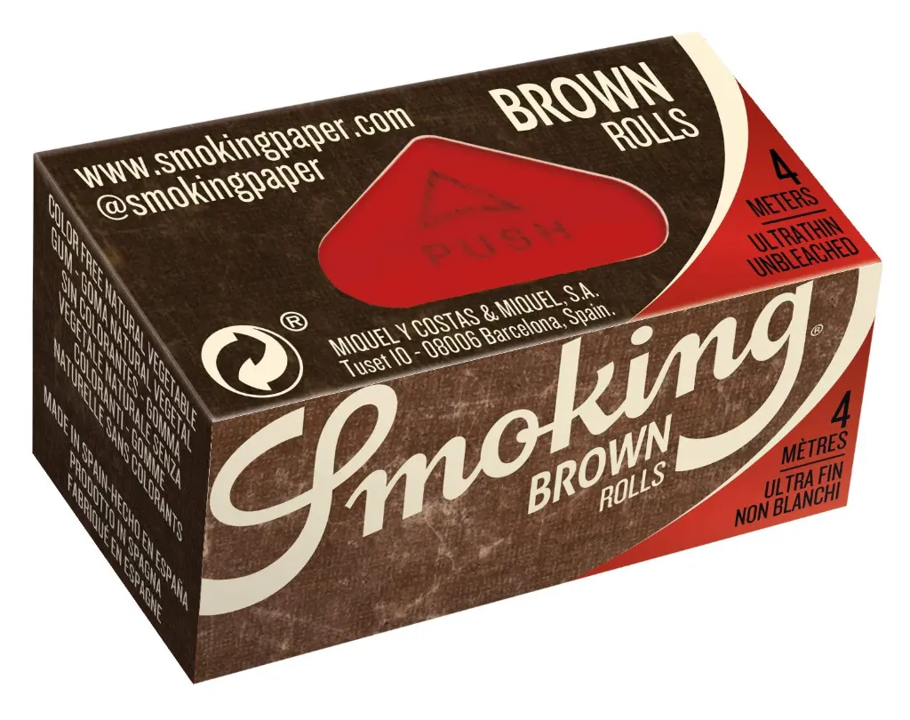 [7777779405] Smoking Rolls Brown Unbleached (Single)