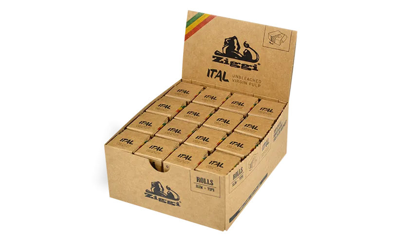 Ziggi Rolling Papers Rolls URS Slim Ital mit Filter