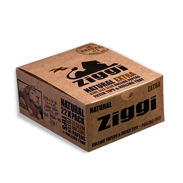 Ziggi Rolls mit Filter Unbleached