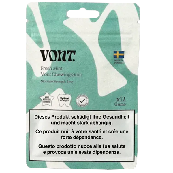 VONT - Nikotinkaugummi 3mg (Fresh Mint)