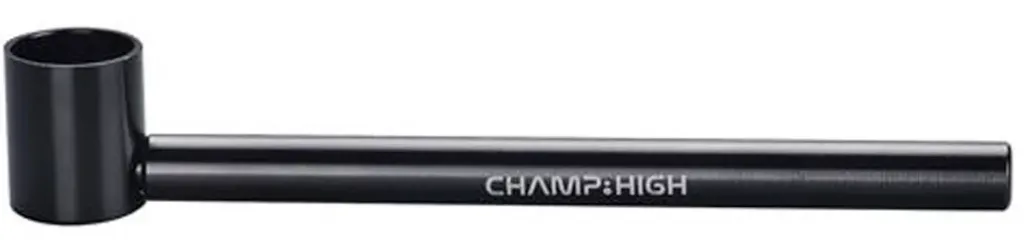 [675487895897] Champ High Classic Metal Weed Pipe 12.5cm (Black)