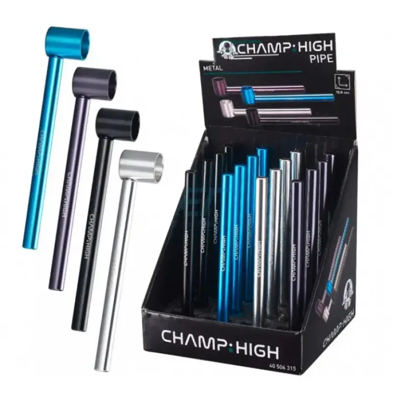 Champ High Classic Metal Weed Pipe 12.5cm