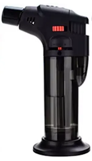 [72087456] Eurojet Torch Feuerzeug mit Standfuss (Black)