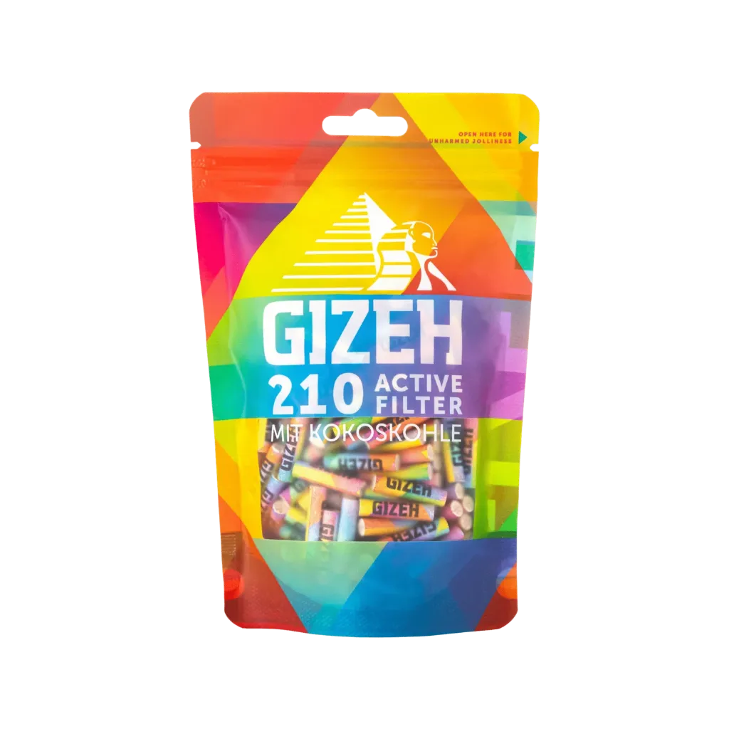 [000400425] GIZEH Rainbow Active Filter 6mm (210 Stk.)