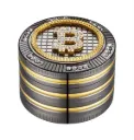 Grinder Bling Bling Bitcoin 4-teilig 50mm