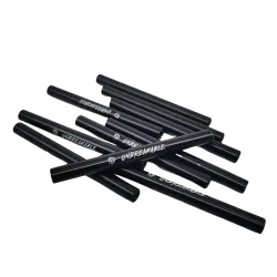 [22335] Schnupfrohr Metal Schwarzn Fröhliches Scheissen