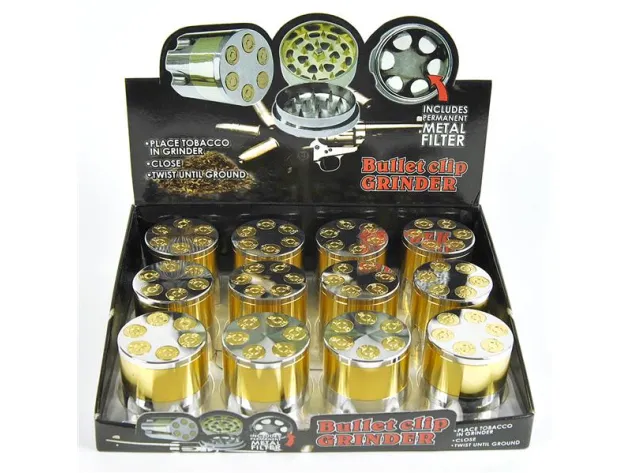 Bullet Grinder Gold Revolver