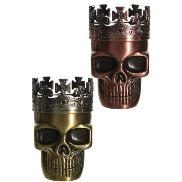 75mm Grinder Metall Totenkopf Mühle Crusher Feinsieb Champ 3 teilig