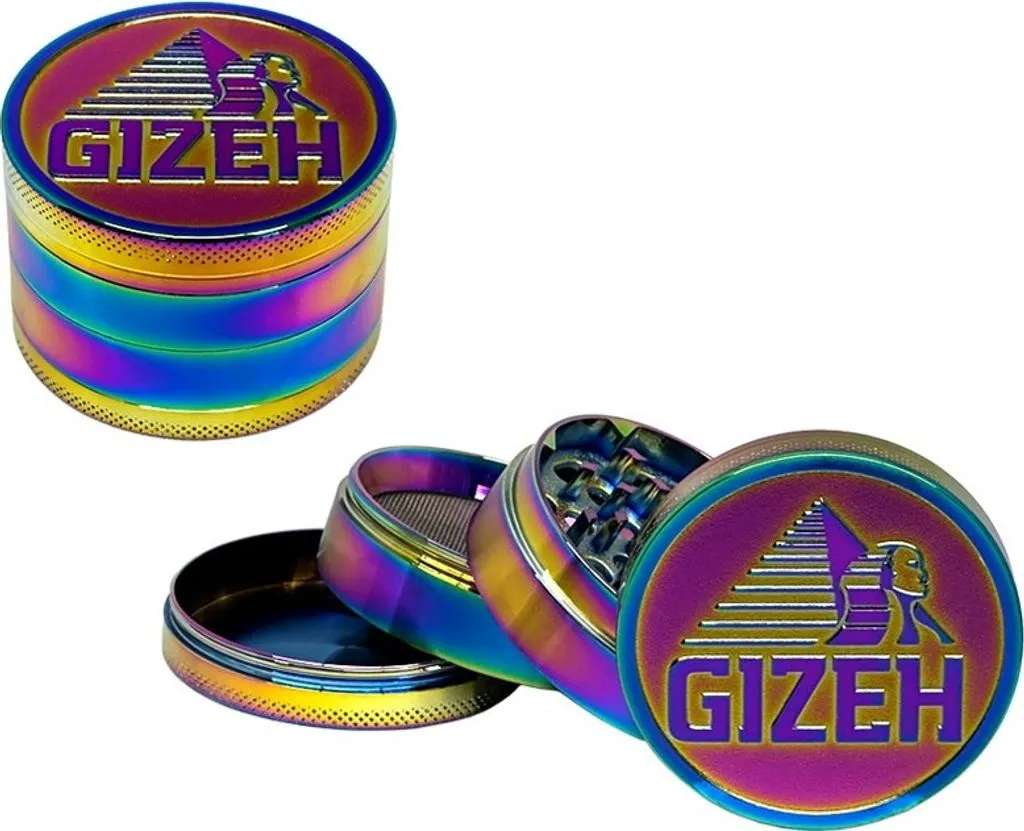 [24546736] GIZEH - Alu Grinder 4-teilig - ICY 60mm (Single)
