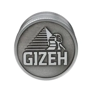 Grinder Gizeh 4 teilig Silber 50mm
