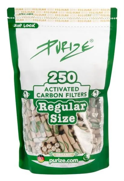 Purize Aktivkohlefilter Regular 9mm 250 Stk.