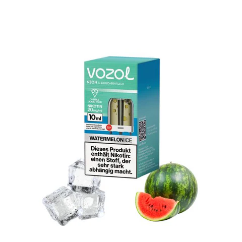 [1541414] Vozol Neon Plug Max Pod and Container 2+10ml (Watermelon Ice, Single)