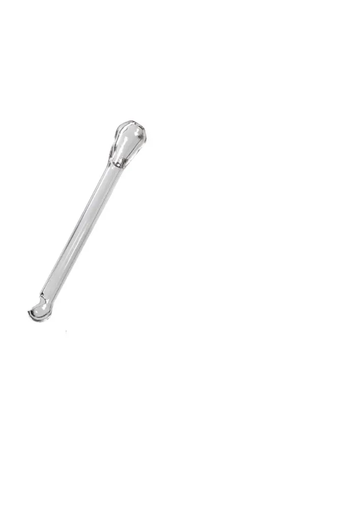 Snorter aus Glas mit integriertem Löffel