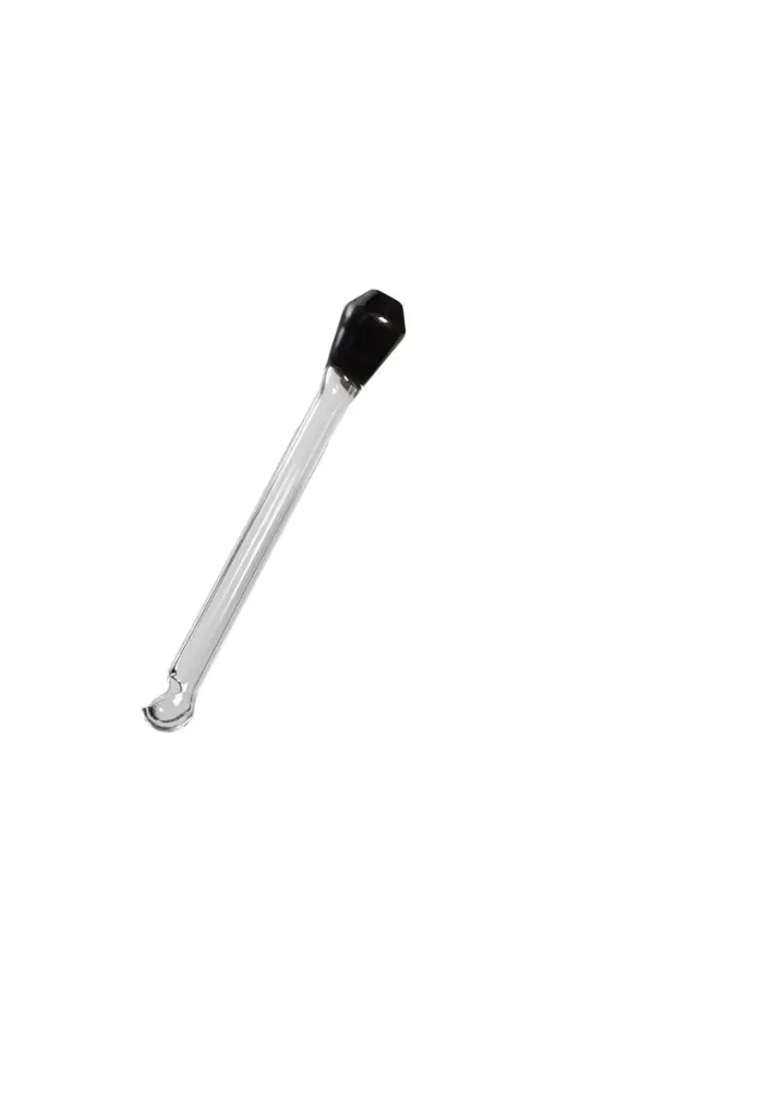 Snorter aus Glas mit integriertem Löffel