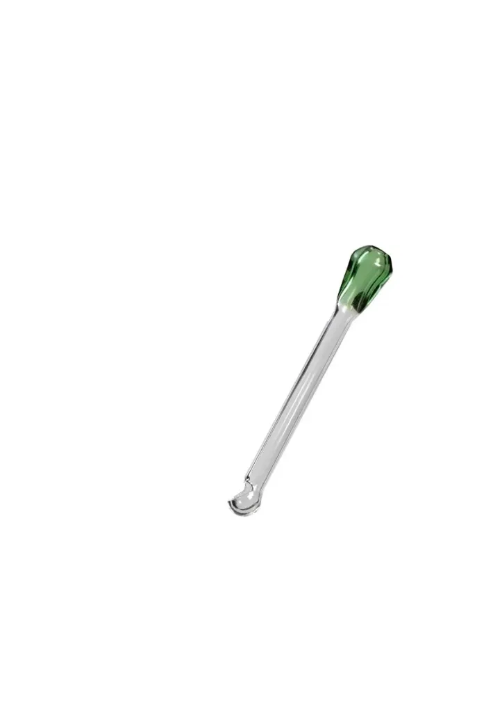 Snorter aus Glas mit integriertem Löffel