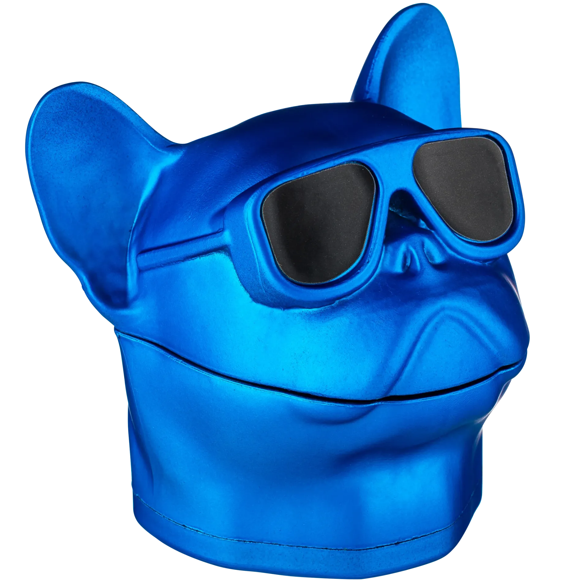 [1345431] Super Heroes Grinder Hund mit Brille, blau