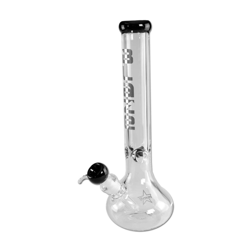 Blaze Ice Bong mit Bauch Schwarz NS19