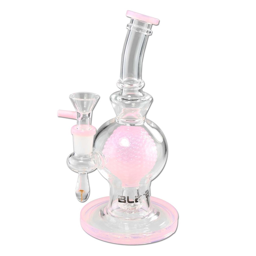 [ND-2018192-34] BLAZE GLASS Golf Ball Bubbler Pink