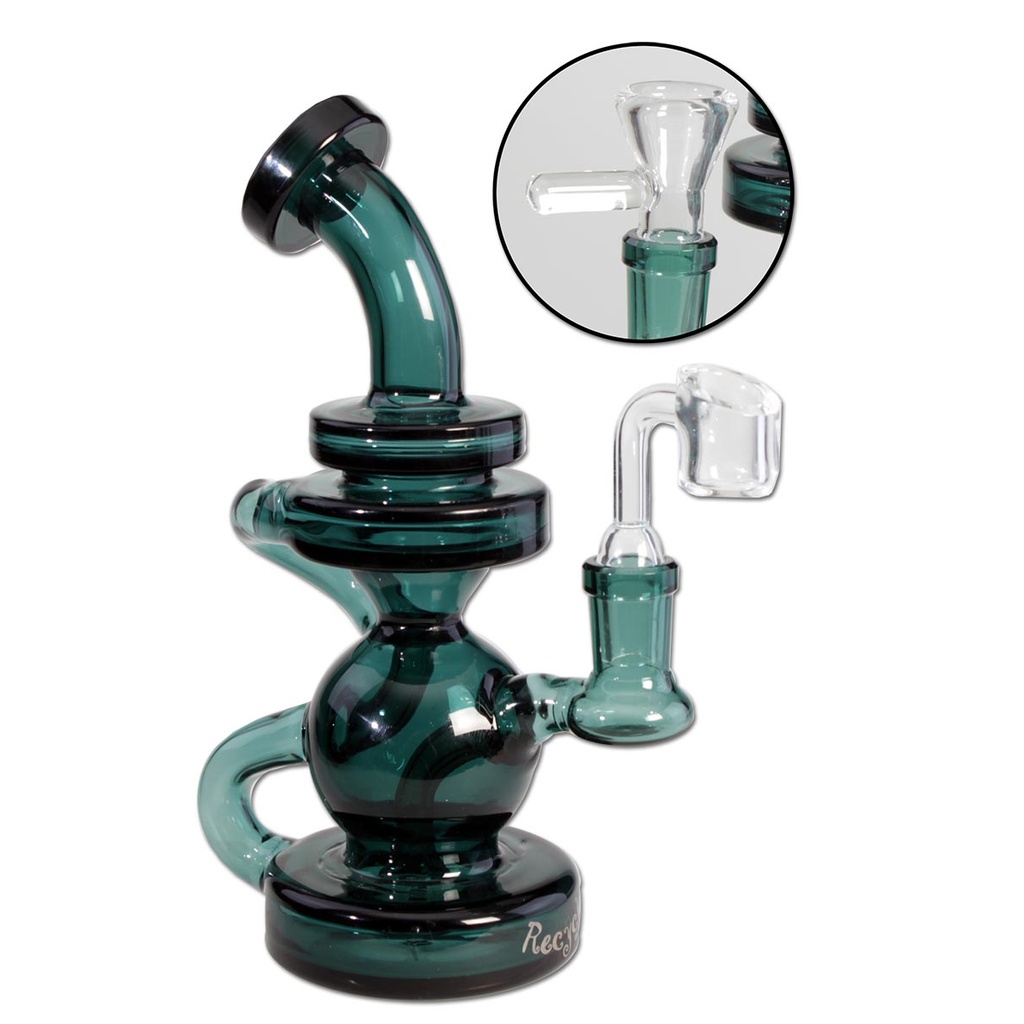 [ND-201893-31] BLAZE Recycle Glasbong Diffusor Green 20.5cm