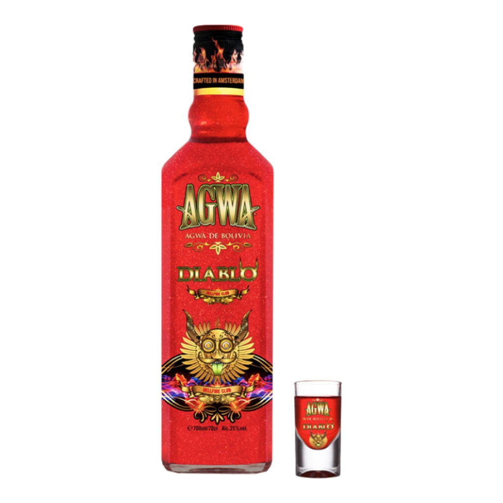 Agwa de Bolivia Diablo Hellfire 70cl  35%