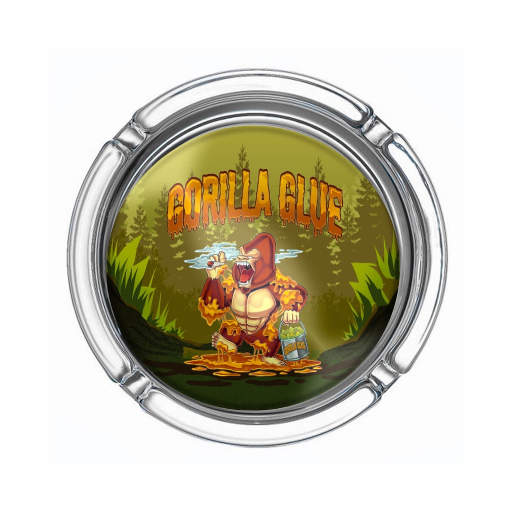 [SGW-44828] Best Buds Small Glass Ashtrays Gorilla Glue