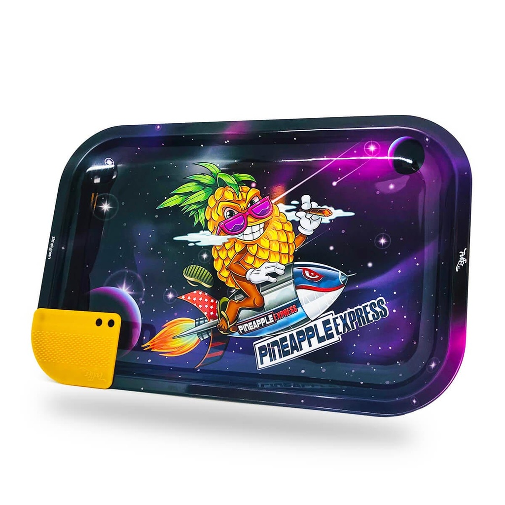 Best Buds Rolling Tray M Superhigh Pineapple Express with Magnetic Grinder Card 175 x 275mm
