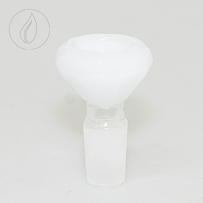 Glaskopf Weiss 14er Schliff