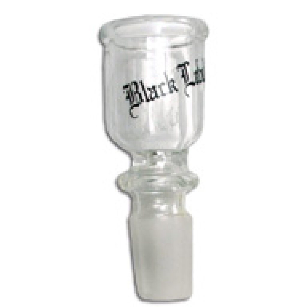 Glaskopf zylindrisch Black Leaf 14.5 Mittel