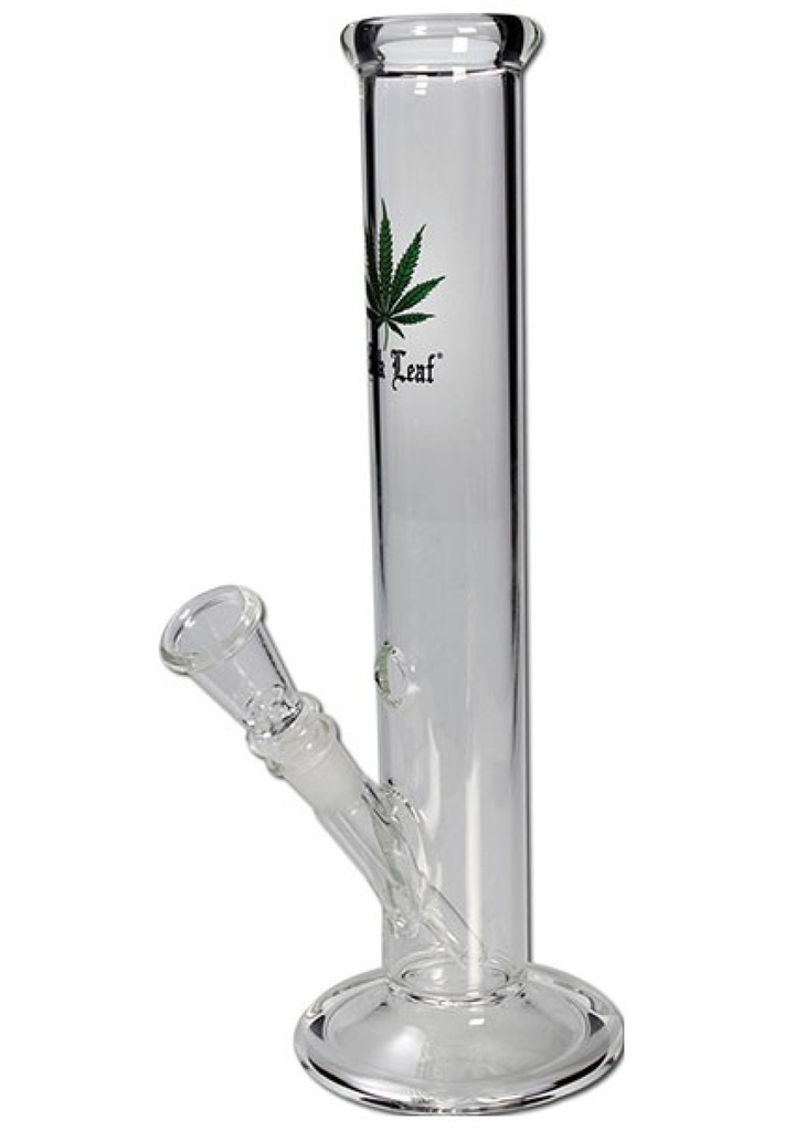 [ND-G44S] Glasbong 'Black Leaf' mit 'Green Leaf'