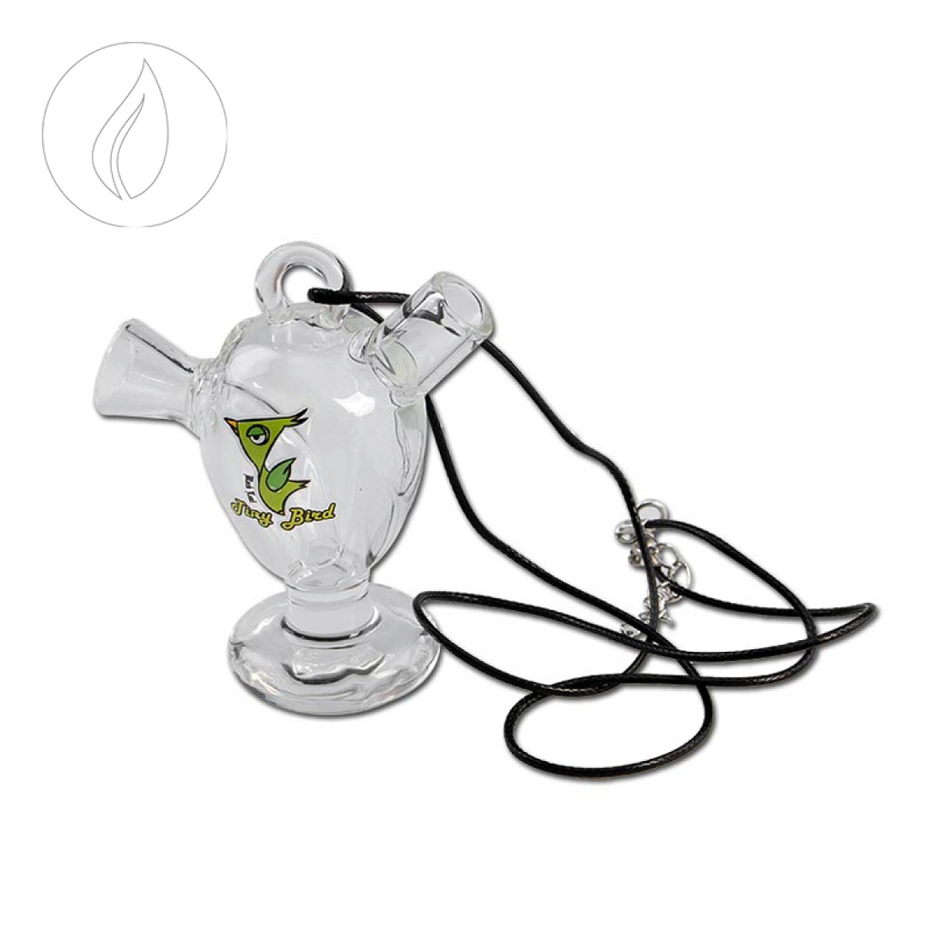 [ND-201877] Black Leaf' Tiny Bird One Hit Bubbler
