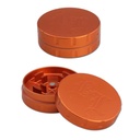 BL' 'Startrails' Aluminiumgrinder 2-teilig Orange 62mm