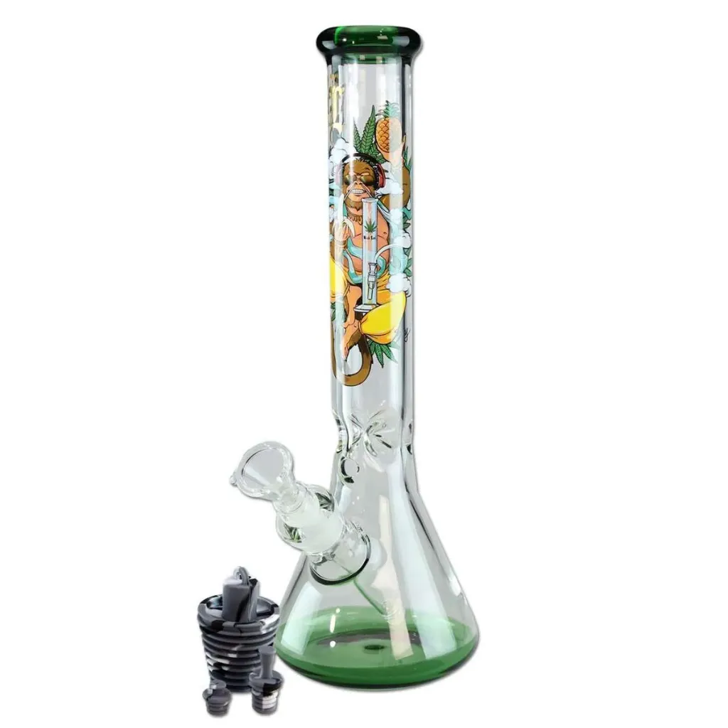 [ND-2618102] Black Leaf Hanuman Bong