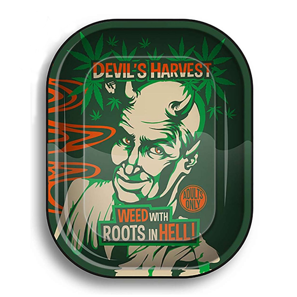 Black Leaf Rolling Tray S Reefer Madness  140 x 180mm