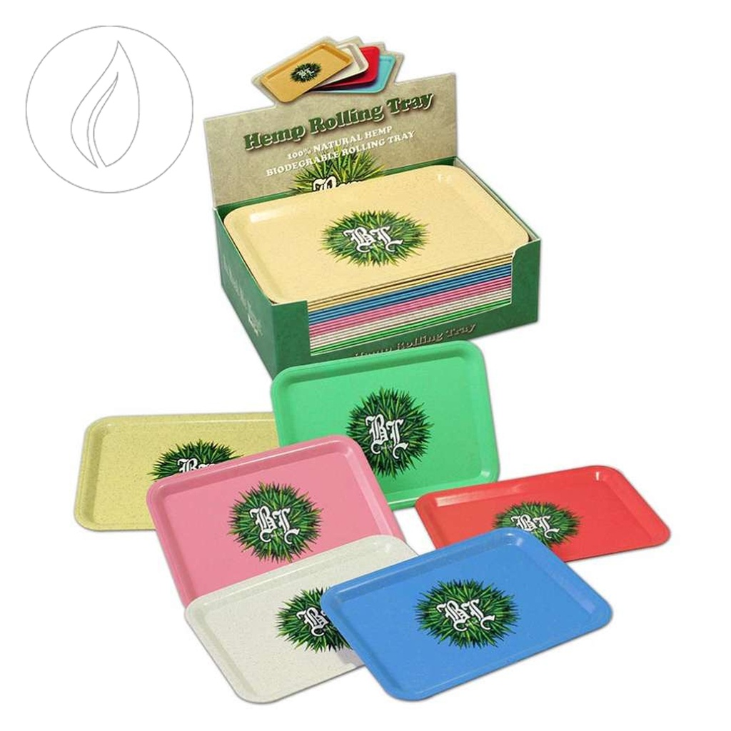 Black Leaf Rolling Tray 100% Bio 126 x 177mm Assort