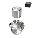 Black Leaf Deep Engraving Grinder 4-parts