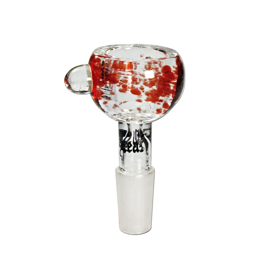 Glaskopf massiv 3-4mm Durchlass