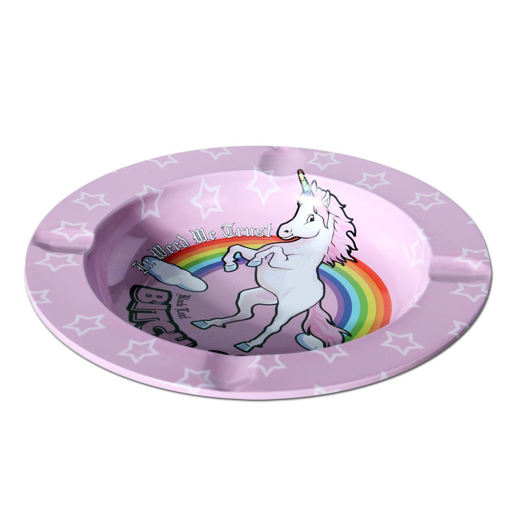 Metal Tin Ashtray - Bitch Bong