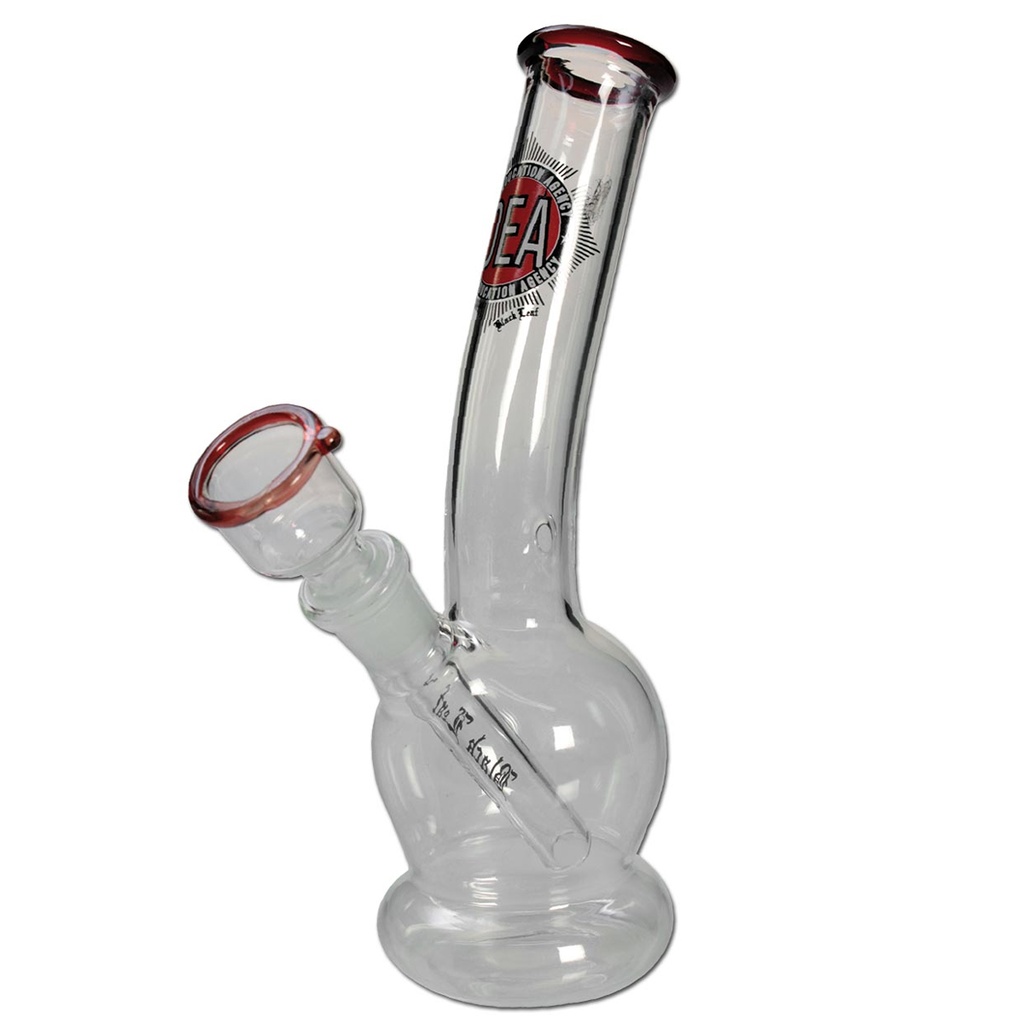 [ND-G95-5] Black Leaf DEA Bong 17cm