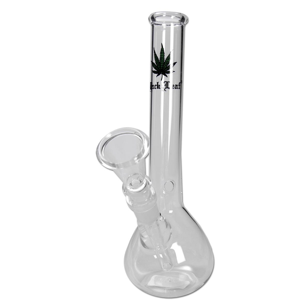 [ND-G1M] Black Leaf Glassbong 20cm