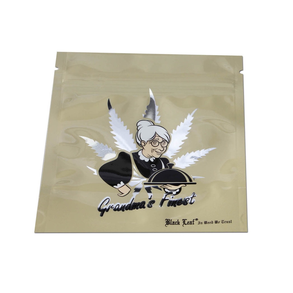 Black Leaf Grandmas Finest Smellproof f Bags 224 x 190mm 25pcs
