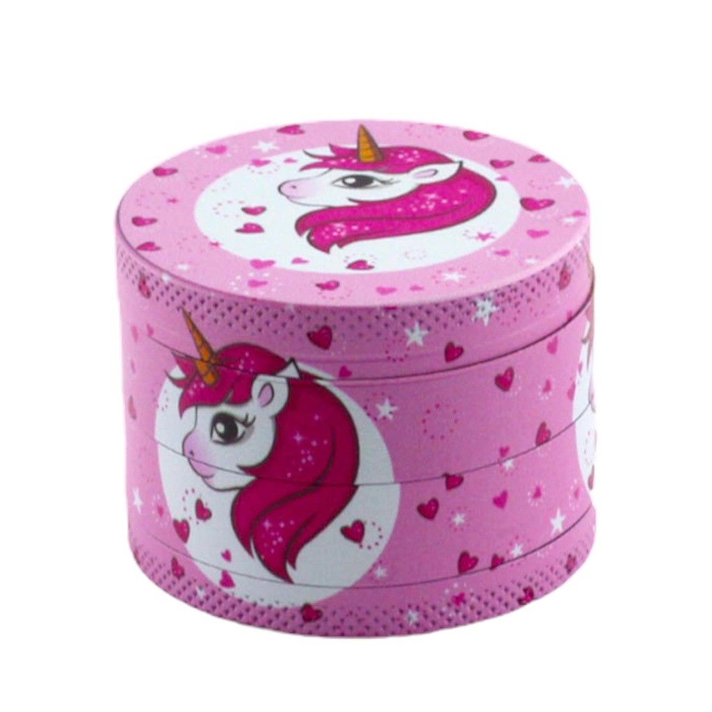 Metal Grinder Pink Unicorn 4Parts 50mm