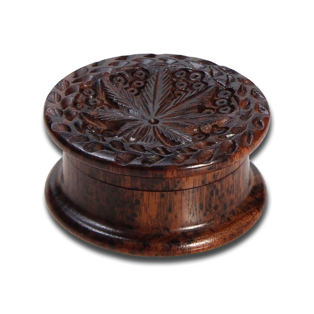 Black Leaf Rosewood Grinder 2Parts 45mm