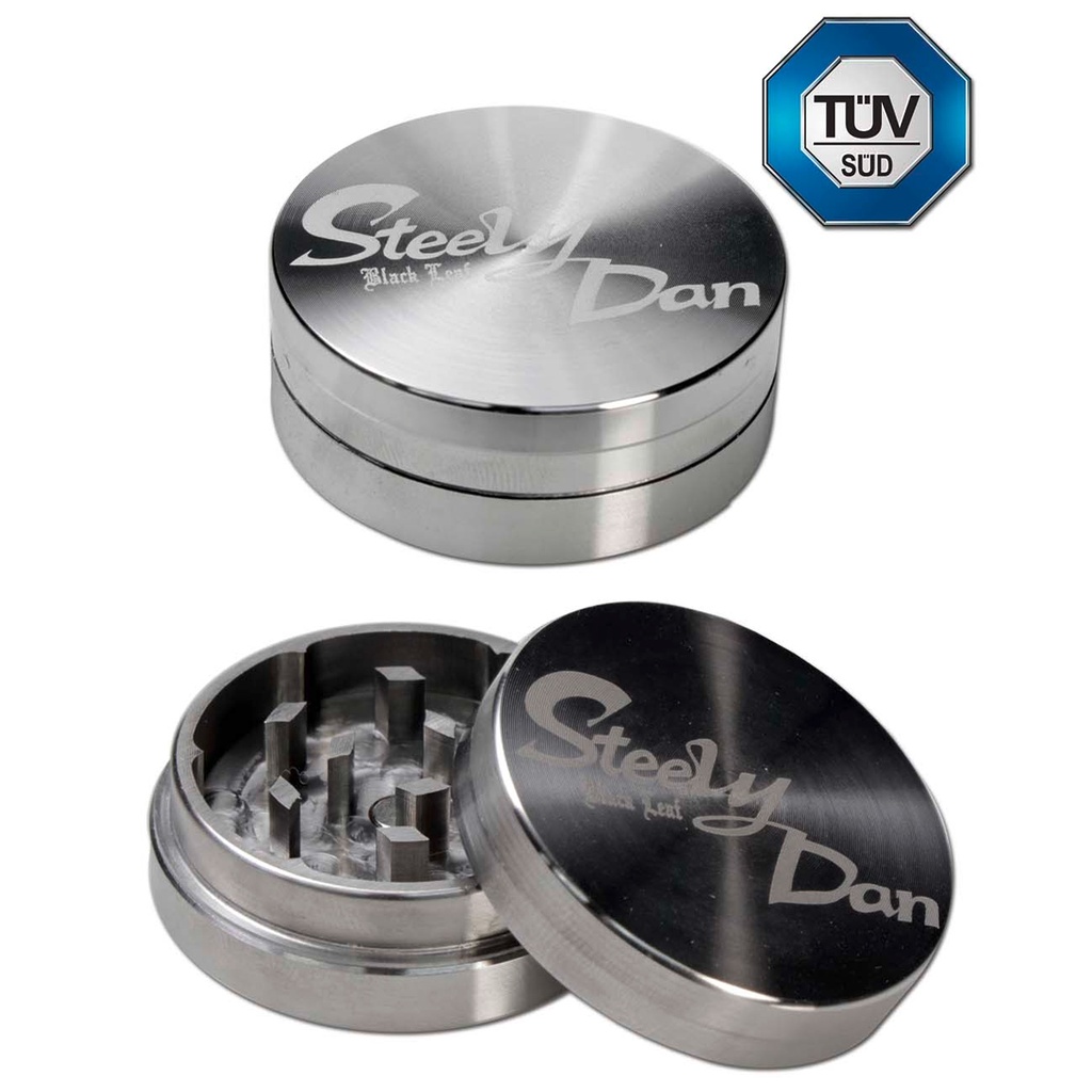 [ND-430509] Black Leaf Stainless Steel Grinder Steely Dan 2 2part 35mm