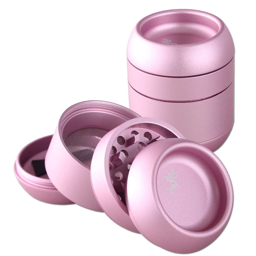 [ND-4302237-34] Black Leaf FÄSSCHEN Alu Grinder 4 Parts