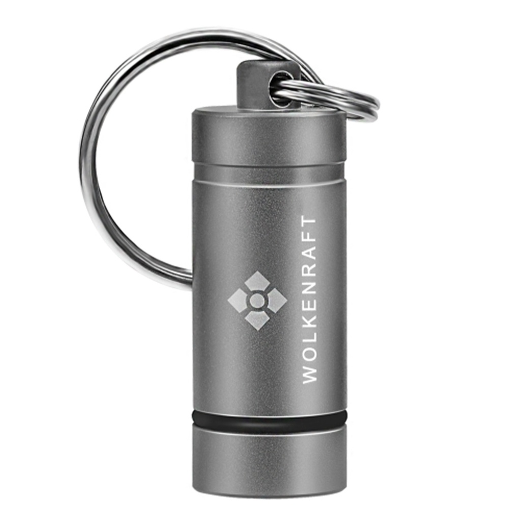 [WK-LIVE-DSNGCNTNR-2] Wolkenkraft Live Dosing Capsule Container Gun Metal