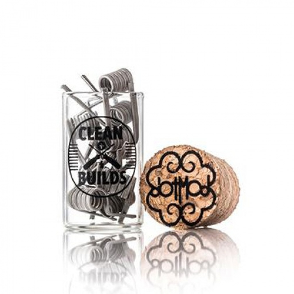 DotMod Clean Build Fused Clapton 0.12Ohm Handgefertige Coils Nr. 9